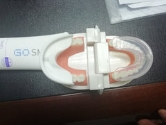 360 Degrees Intelligent Automatic Electric Toothbrush Waterproof U Type Tooth Brush Whitening Blue Light USB Charging 