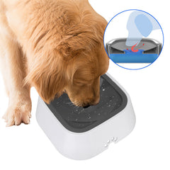1.5L Cat Dog Water Bowl Carried Floating Bowl Anti-Overflow Slow Water Feeder Dispenser Pet Fountain ABS&amp;PP Dog Supplies